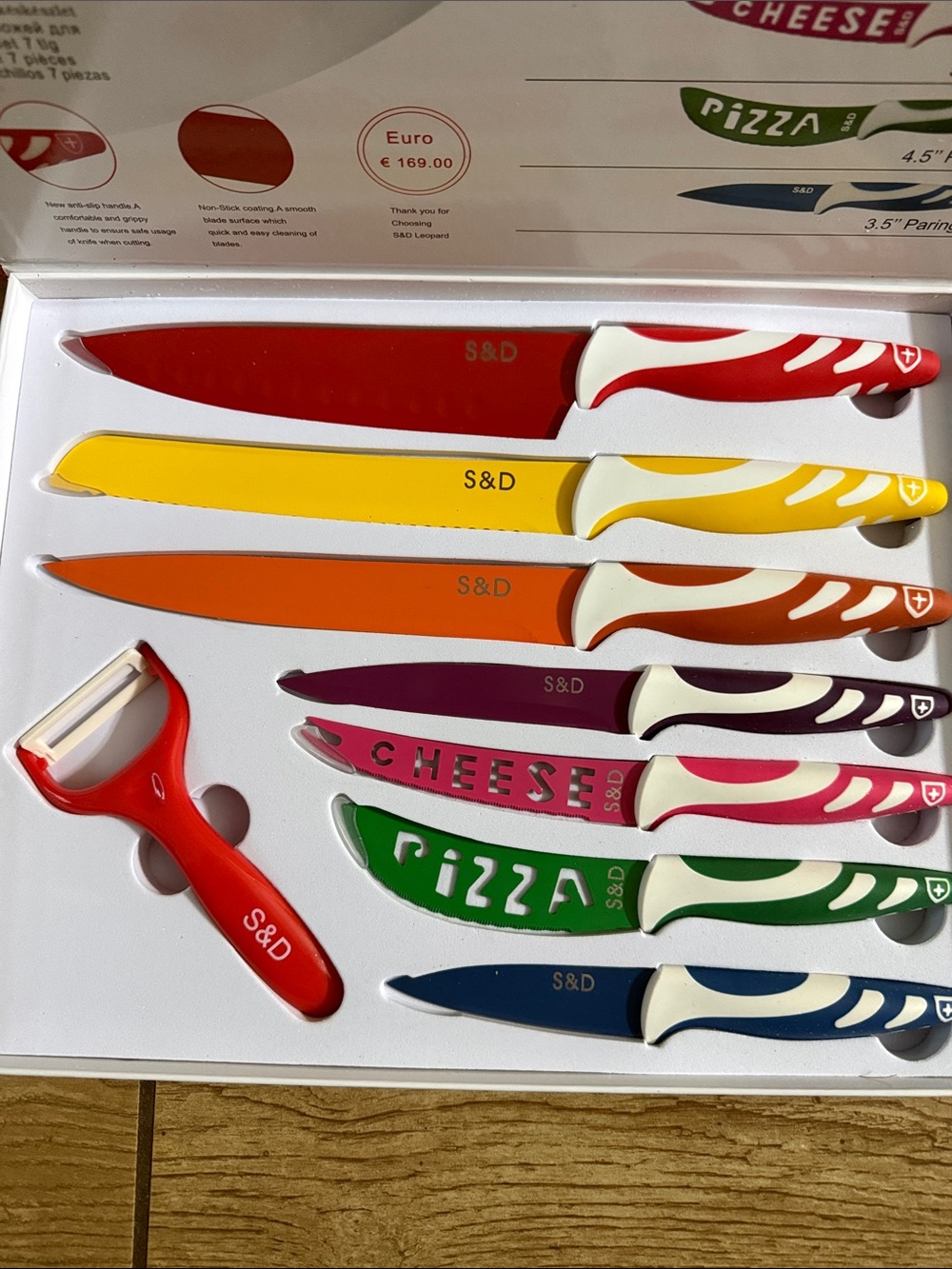 7-Piece Colorful Knife Set - Multi-Color - Picture 3 of 3